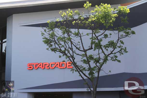 The full Starcade sign was lit this week.