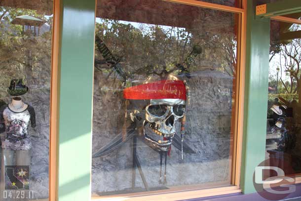 A Pirates display at World of Disney