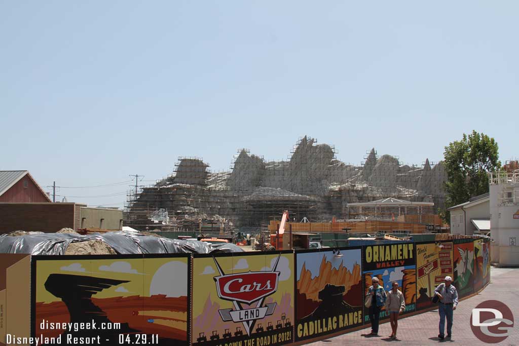 They have now put concrete on the peaks of all the tail fins.  