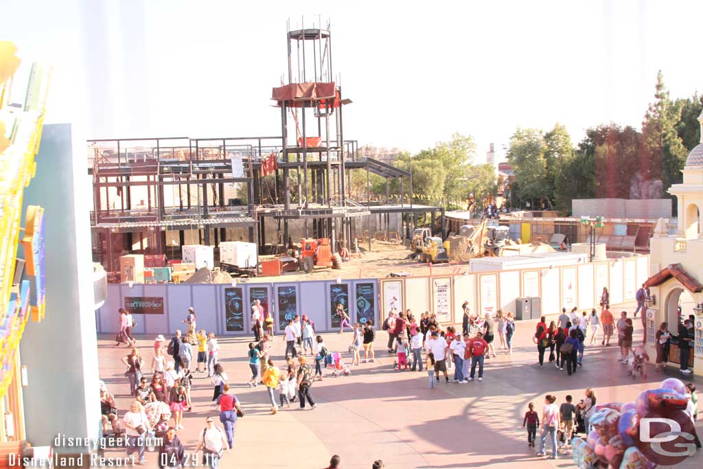 A couple shots of the Carthay work from the Monorail (somehow I overexposed them a bit)