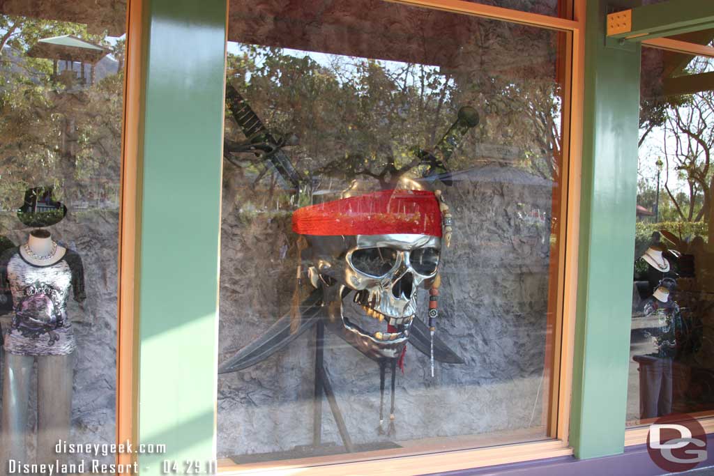 A Pirates display at World of Disney