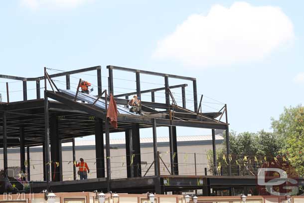 Workers on the Carthay.