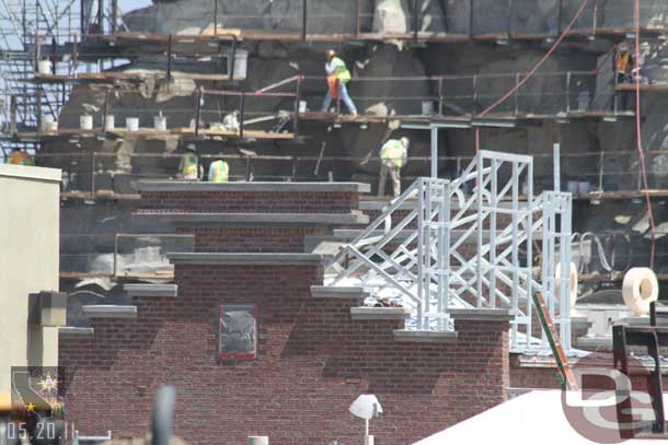 A better shot of the gift shop facade/brick work.