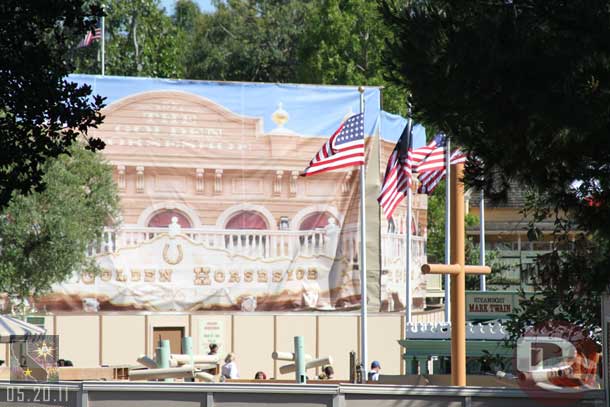 The Golden Horseshoe is underwraps and closed.