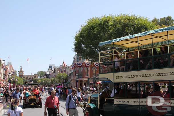 They had both buses going today, seems like it has been a while since I have seen that.