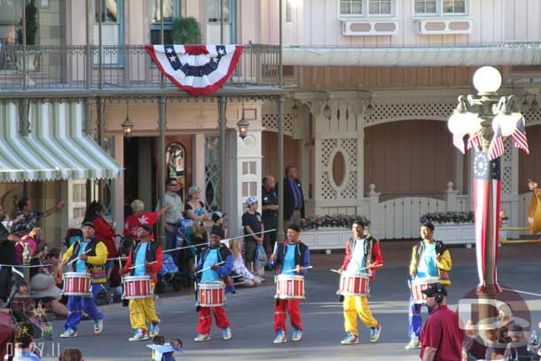 Time for the parade.