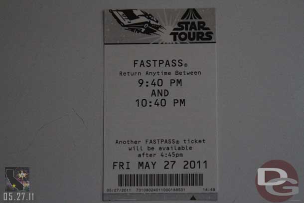 In case you were wonder the Fastpasses look the same as before to me.