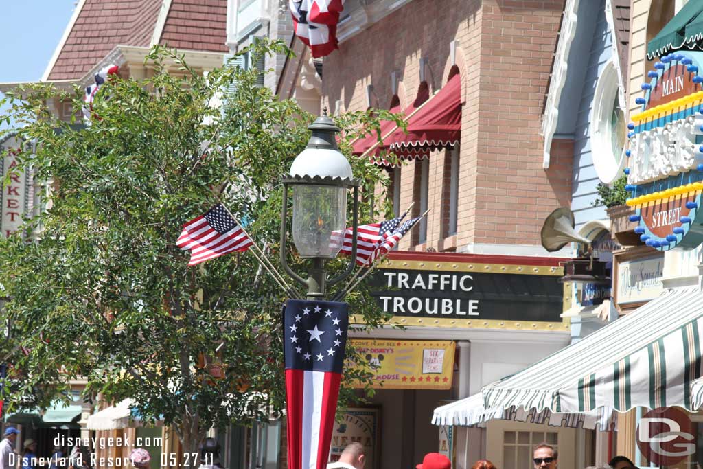 Main Street is decked out for the 4th of July (and Memorial Day)