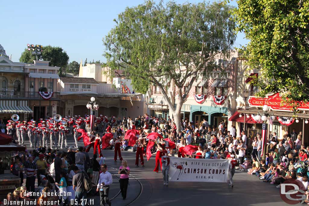 Another band before this parade.