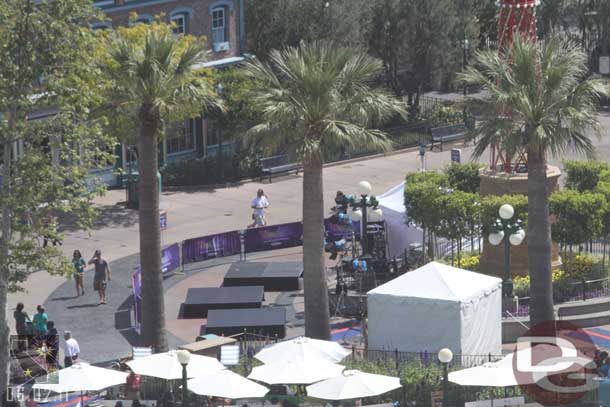 Broadcast locations in front of the Little Mermaid