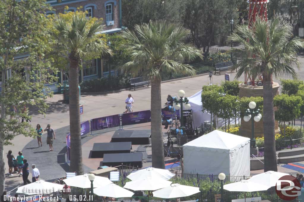 Broadcast locations in front of the Little Mermaid