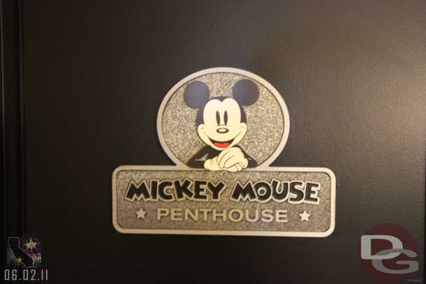 We start off with the Mickey Mouse Penthouse