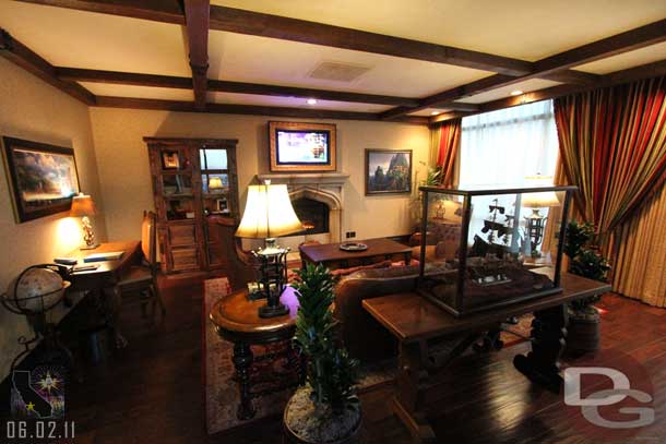 Looking back at the living room from the dining room.