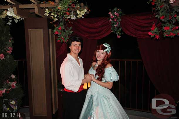 There was also a photo location set up with Ariel and Eric.