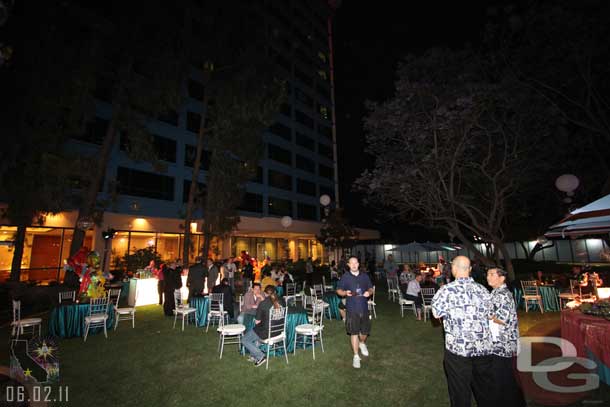 Another food area down on the lawn for the Little Mermaid.