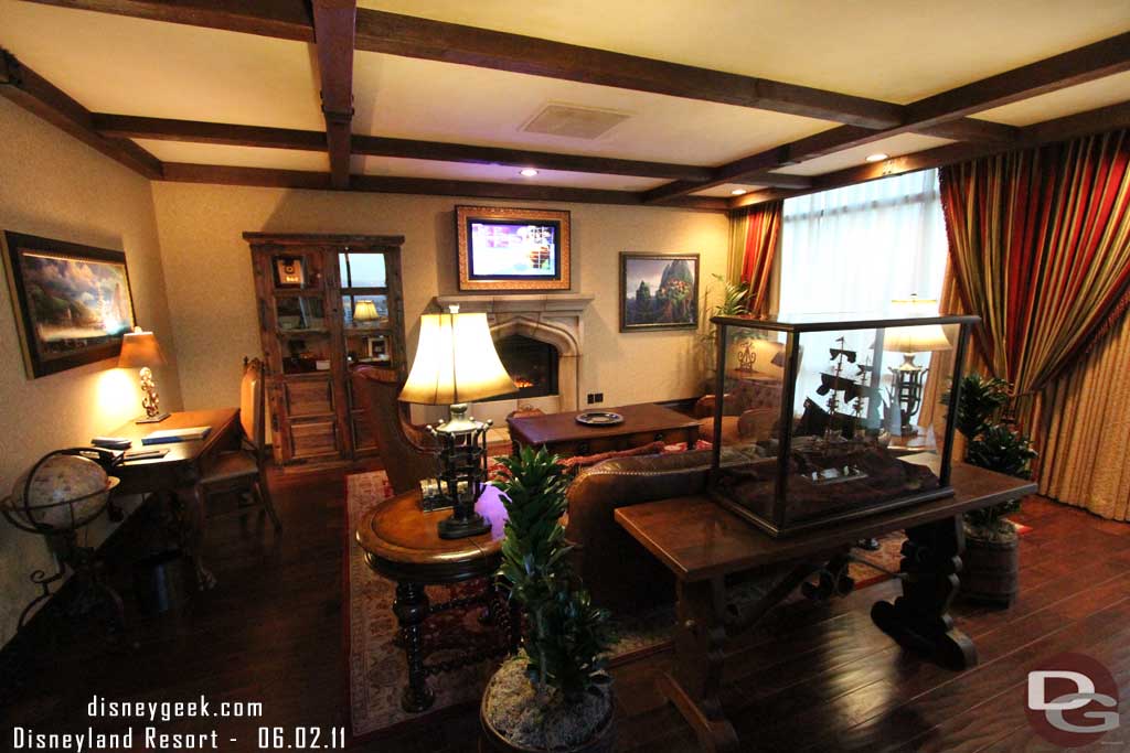 Looking back at the living room from the dining room.