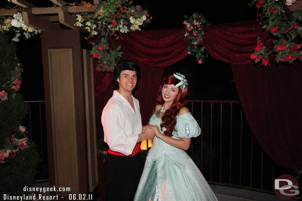 There was also a photo location set up with Ariel and Eric.