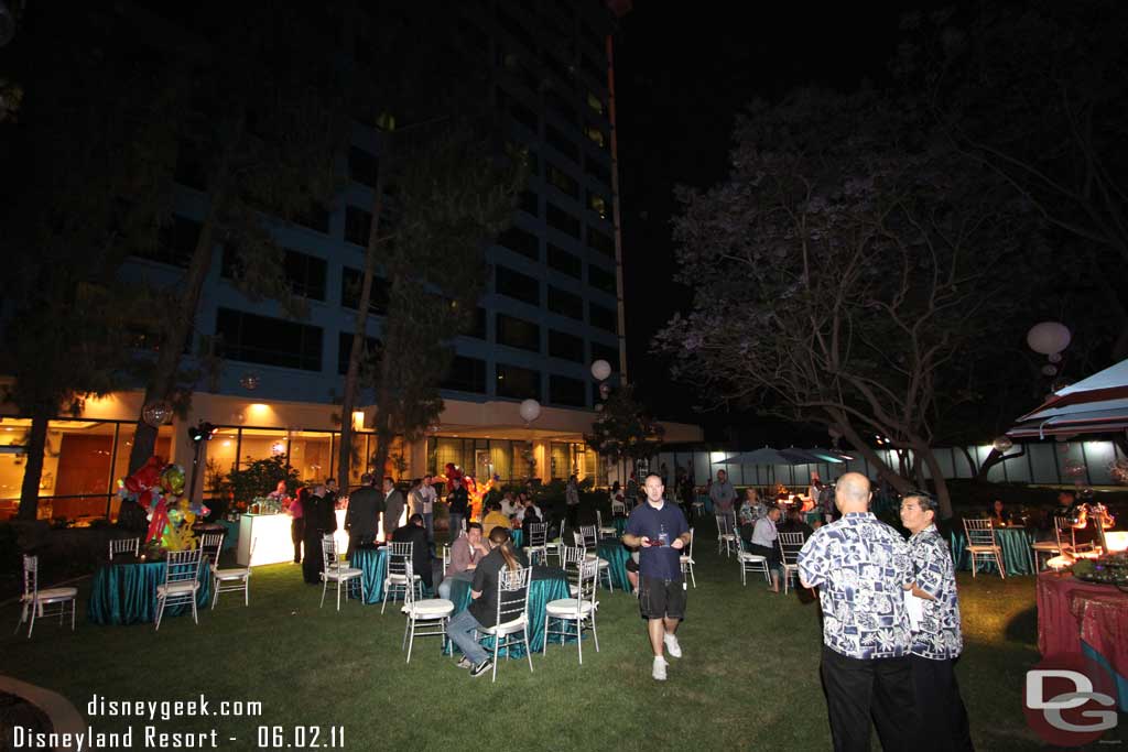 Another food area down on the lawn for the Little Mermaid.