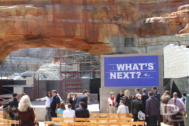 My next stop was the Whats Next presentation that was given on the other side of the wall in the Wharf area.  
