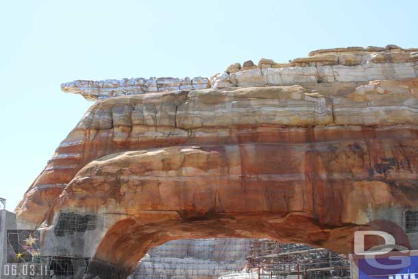 It was great to have an unobstructed view of the rockwork.  The closer you get the more impressive the scale is.