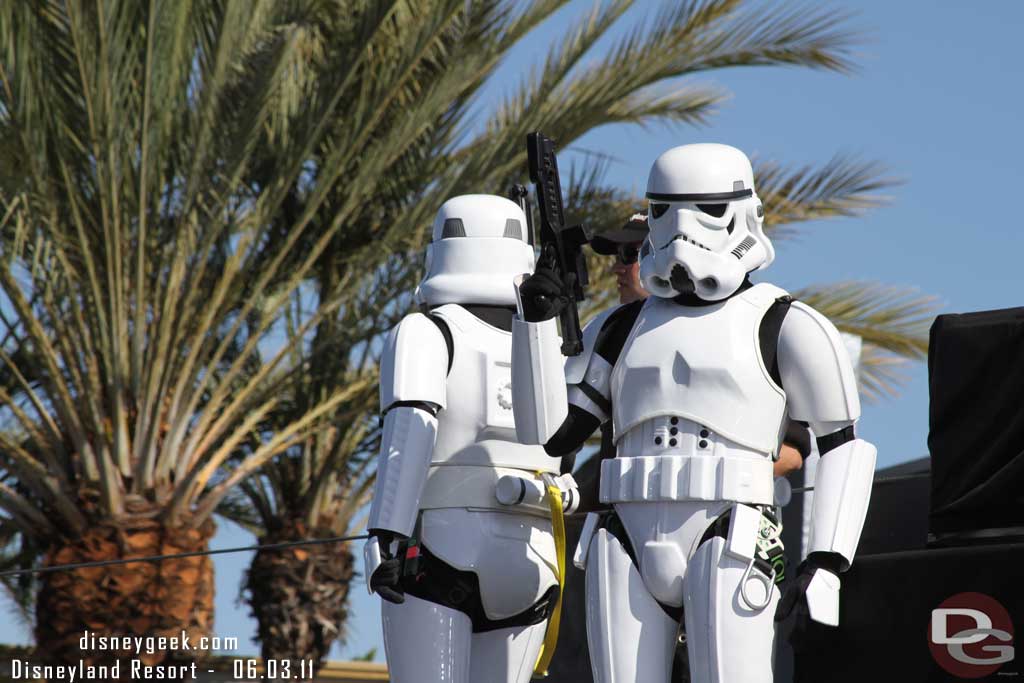 Always under the watchful eye of some storm troopers