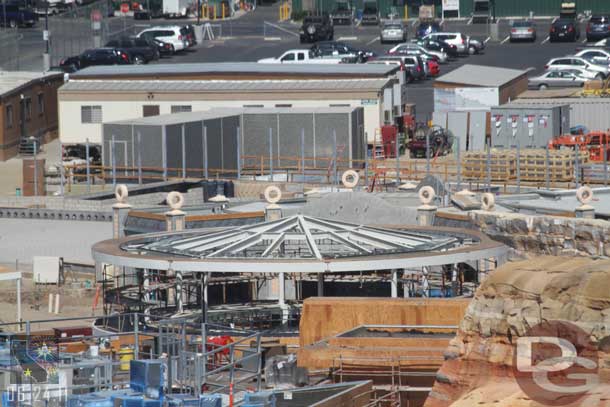 Looks to be a new building on the far side of the Tires area before the construction trailers.