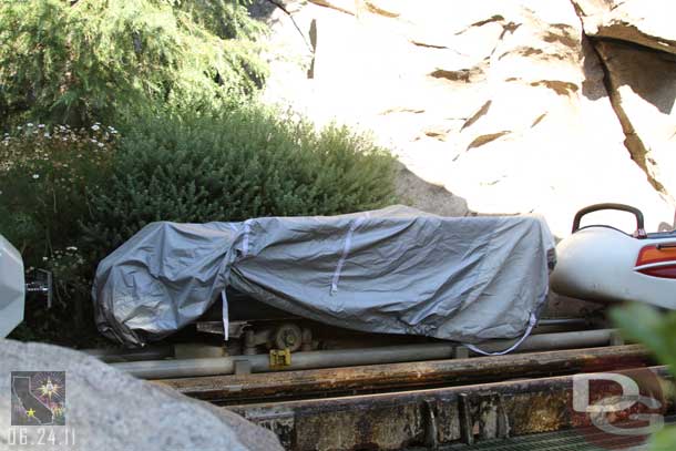 Is that a new sled for the Matterhorn under wraps and on the track again?