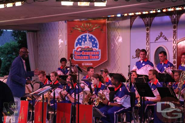 The College Band is performing at Plaza Gardens for three sets every Friday for swing dancing again this summer.