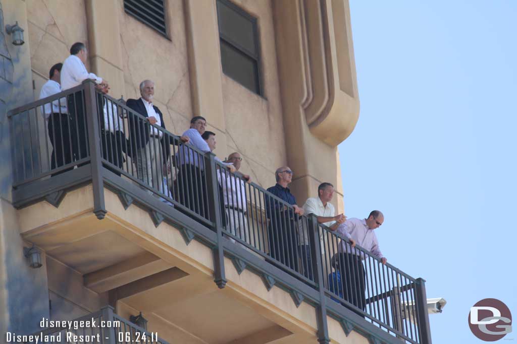 Spotted this group up on Tower of Terror looking at Cars Land.