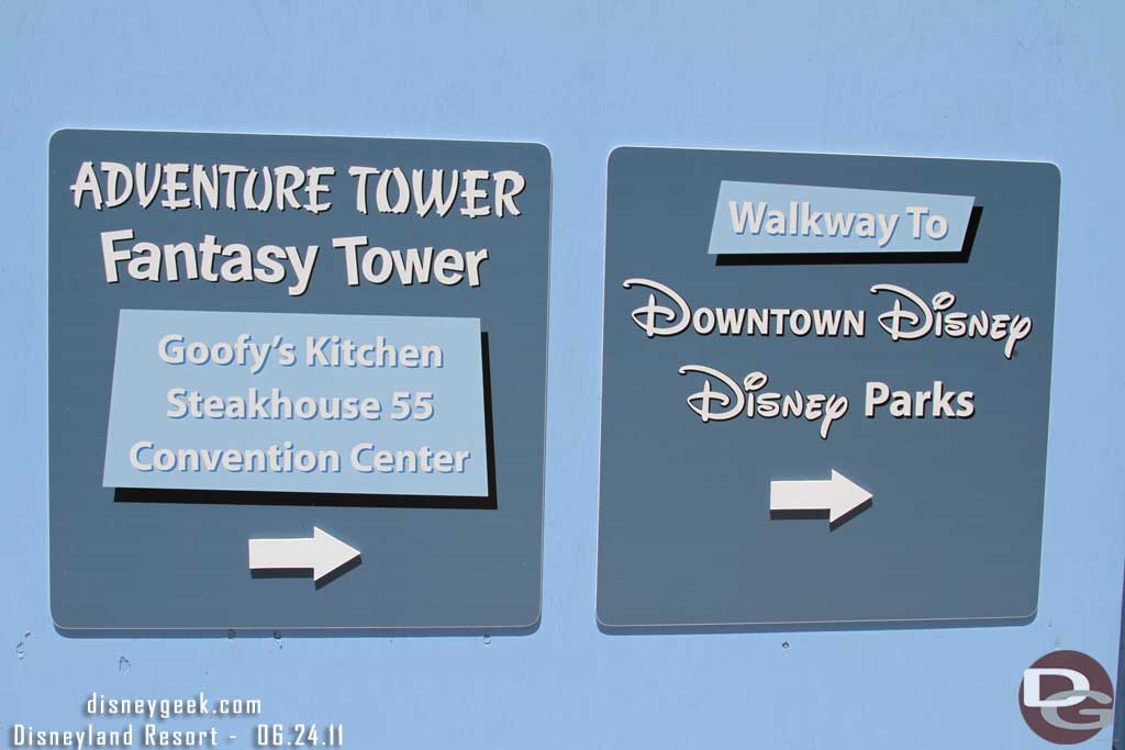 I like how there are different fonts for each tower.