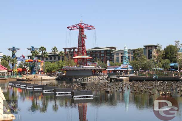 Fireworks barges out for the special World of Color preshow this weekend.