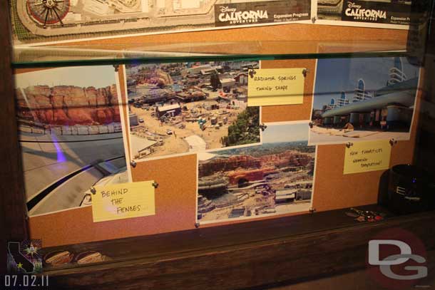 Some updated photos in the display case in the Blue Sky Cellar