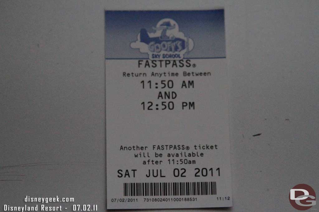 A look at the new Fastpasses