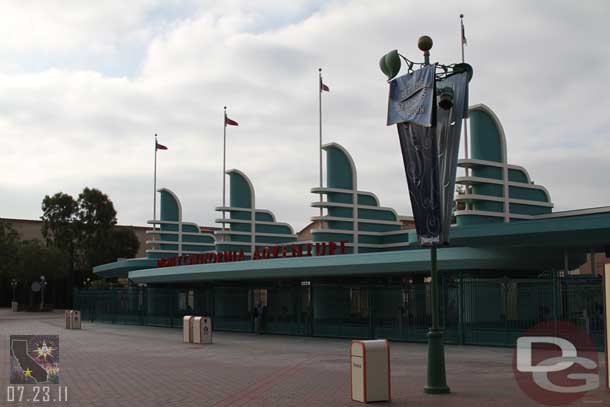 Strolled by DCA before heading into Disneyland