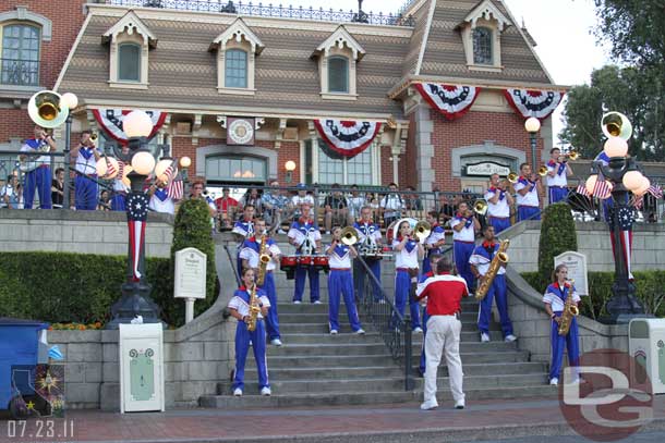 A couple shots from the College Bands 7:15 set