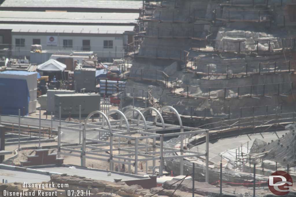 Notice what appears to be another road/walkway that was put in, in the back going to the left, the asphalt.