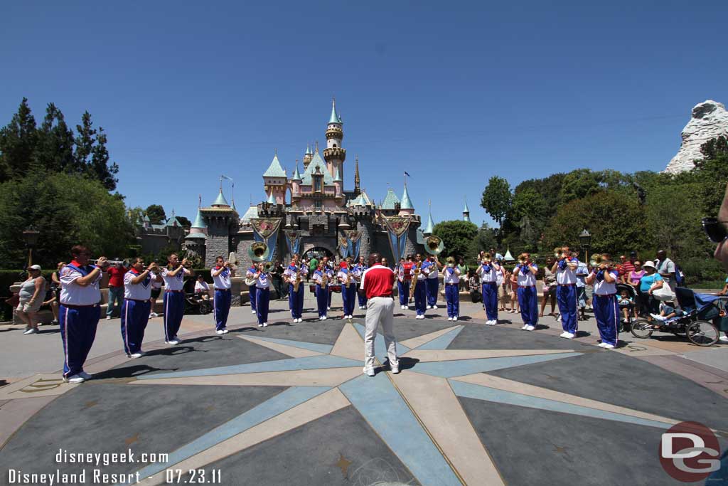 Caught the 2:15pm College Band set.