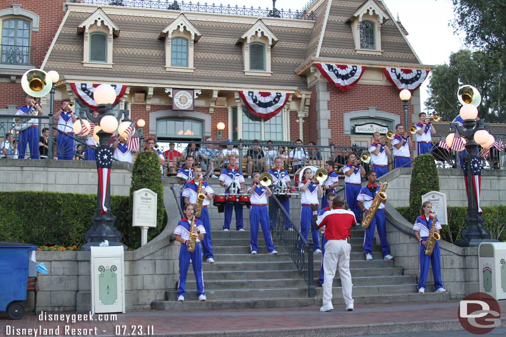 A couple shots from the College Bands 7:15 set