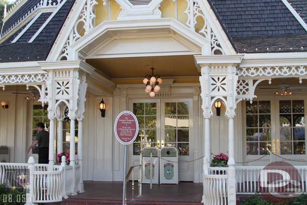 The AP center in Disneyland is closed too.  Rumor is this will become the new location for the bakery.