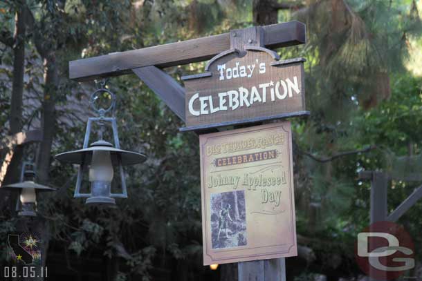 Strolled by the Big Thunder Ranch.