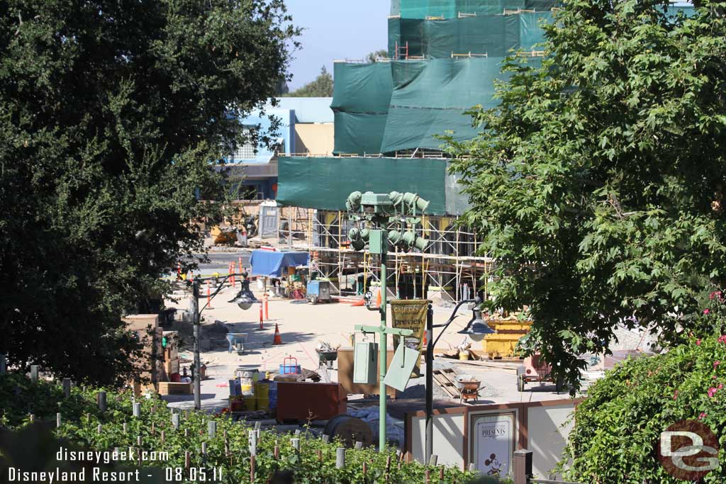 A look over toward Buena Vista Street from an angle I usually do not take.