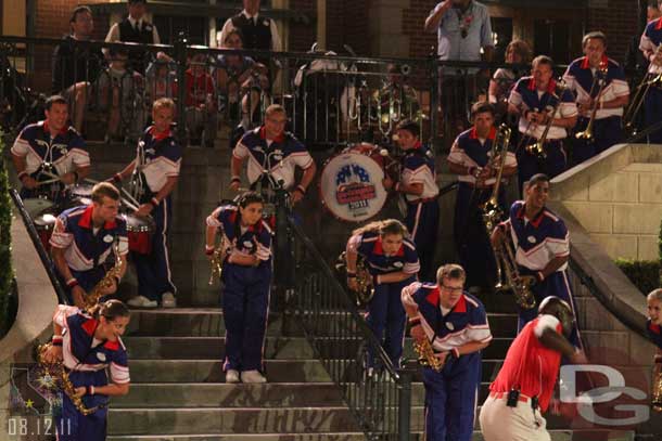 Time for the Bands finale concert at the Train Station.  This was at 10pm.