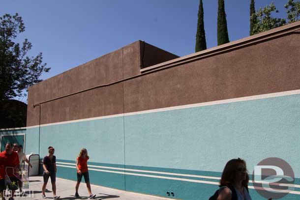 I liked how they painted the back of La Brea Bakery to match the walls even.