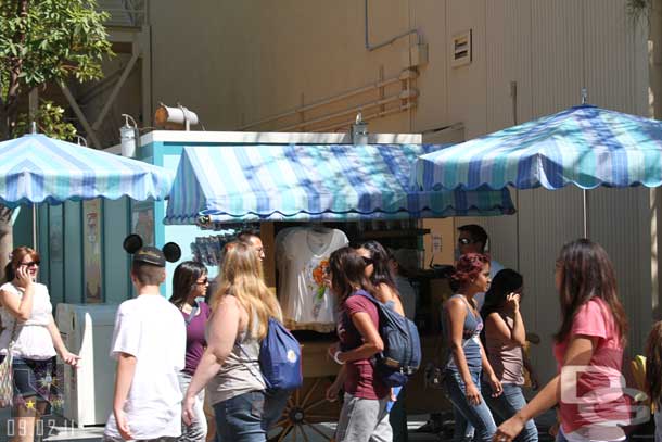 Another merchandise cart.