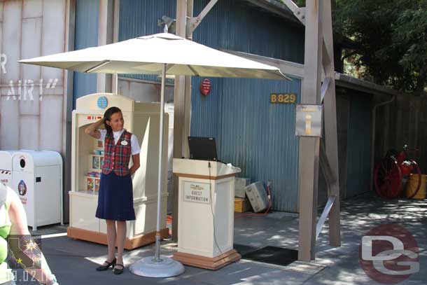 An information kiosk.