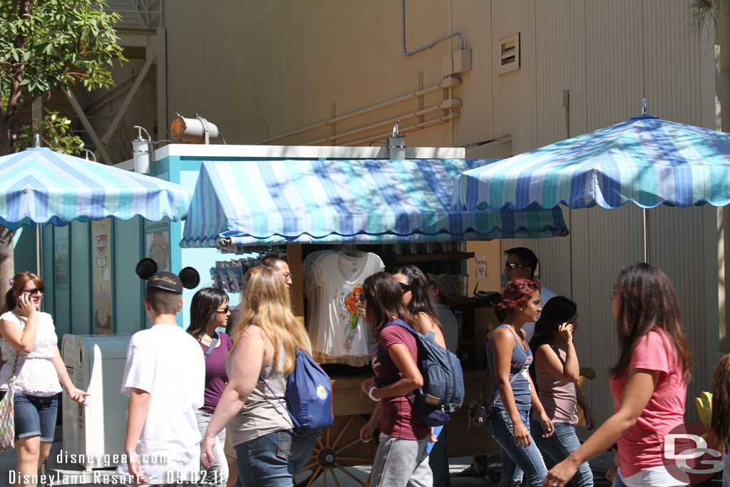 Another merchandise cart.