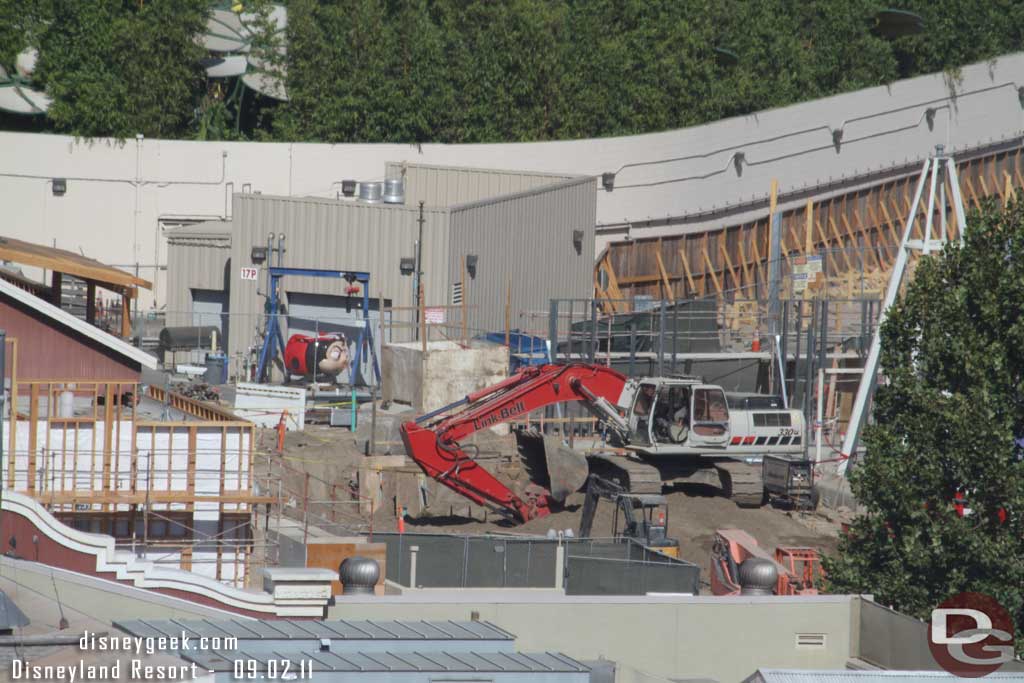 Looks like they are digging the footers for the rest of the Cozy Cones