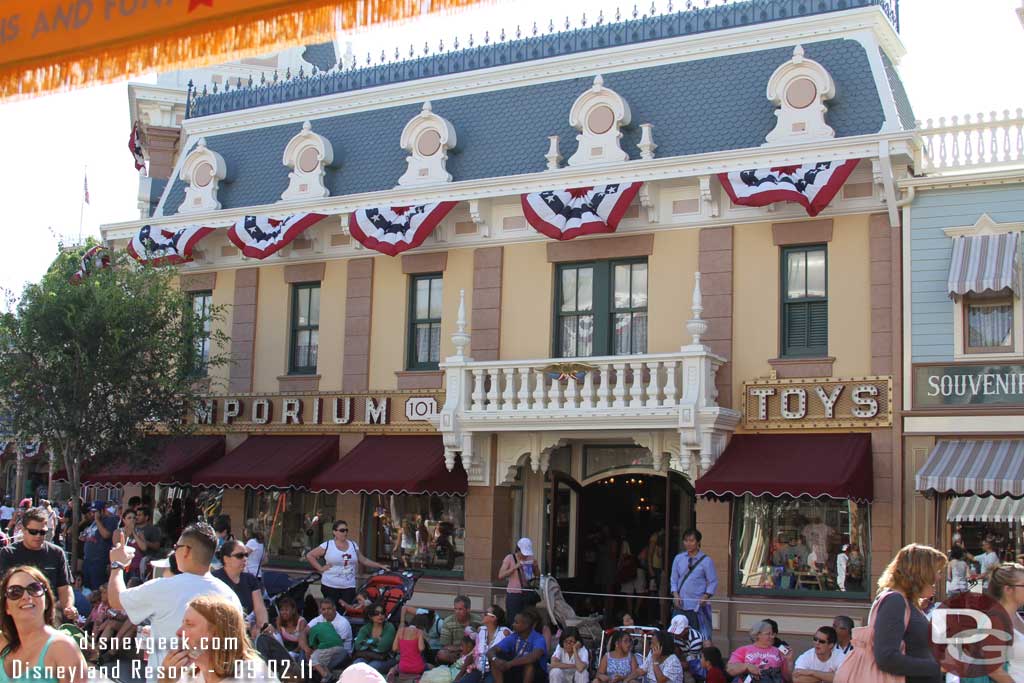 The front of the Emporium is open.  Pictures later...