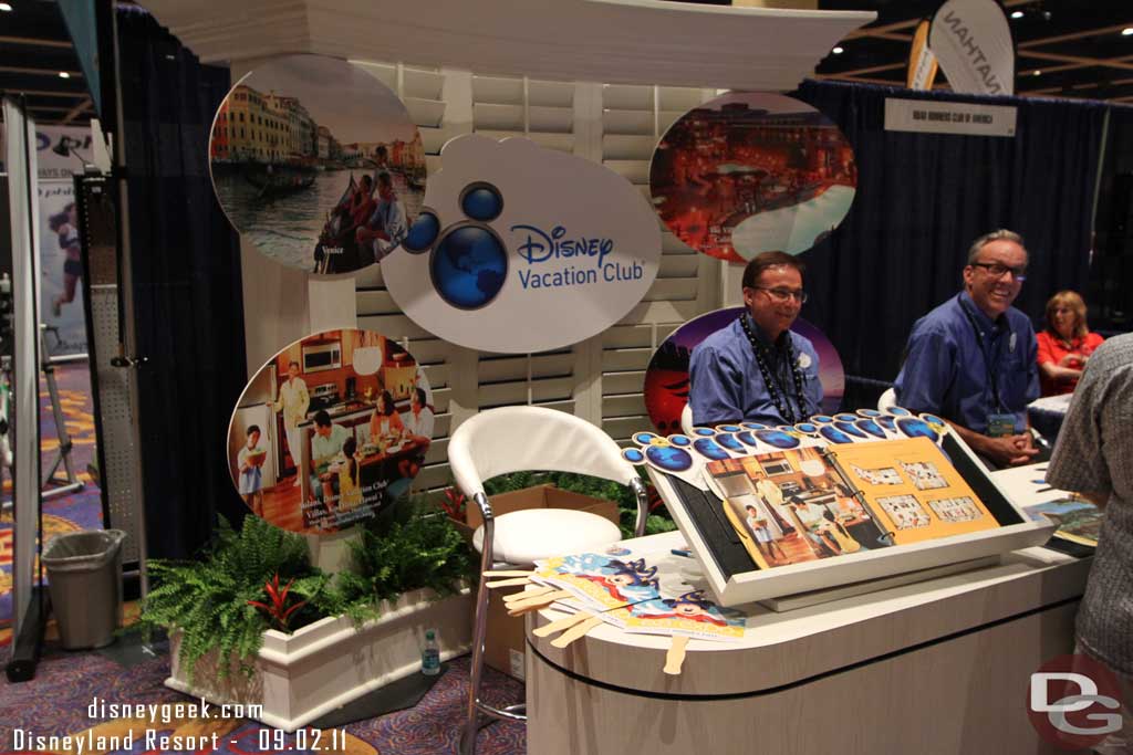 Another odd choice.. the DVC booth.