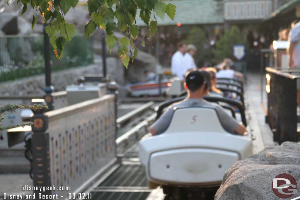 Matterhorn is back, same old bobsleds.